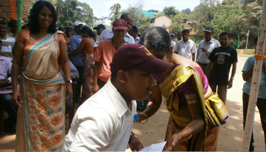 Providing some needs for disabled individuals in Kandy district